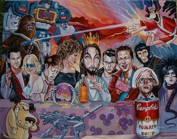 Last Supper pop Fantasy Oil Paintings